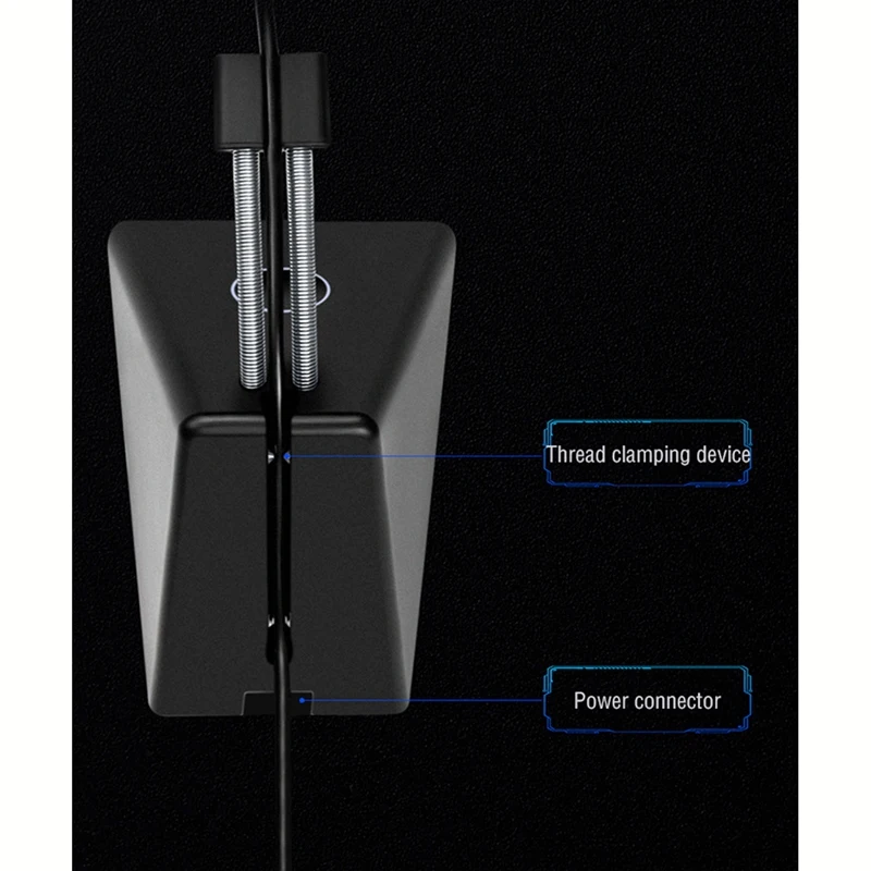 

Mouse Cable Holder with 4 LED Color Modes & RGB Lighting - Gaming Mouse Cord Holder with Wire & Cord Management Support