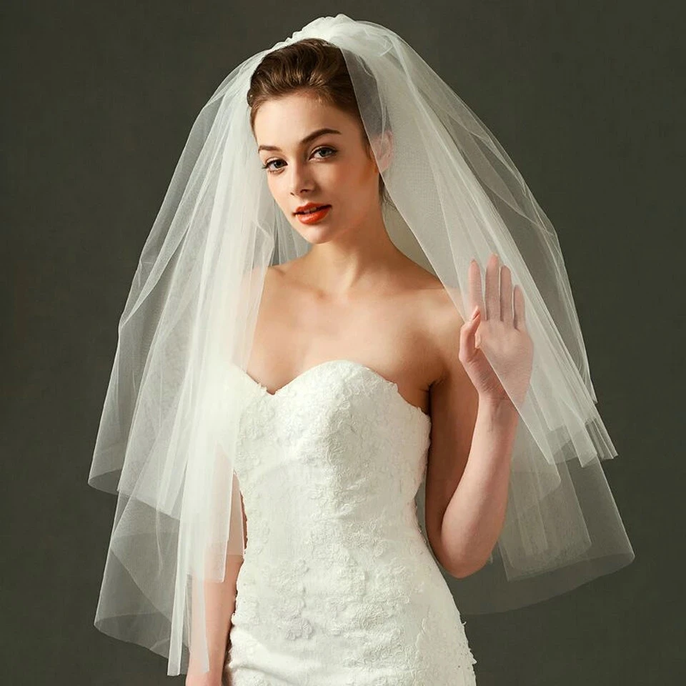

Sexy yet Contemporary Bridal Veils Elbow Length Wedding Veils Bridal Gown 2022