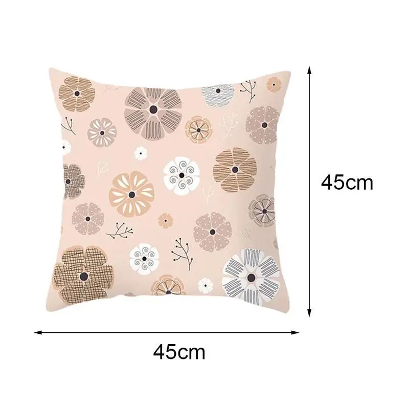 

Abstract Painting Flowers Cushion Cover Throw pillow covers decorative For Home Sofa Car Decorative Pillowslip Pillows 45*45cm