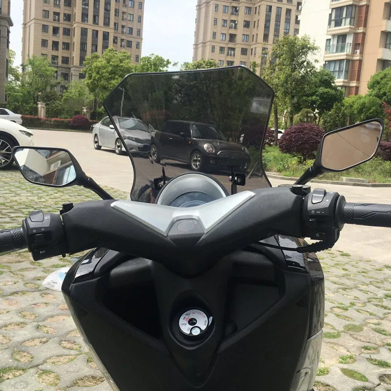 Для YAMAHA NMAX 155 125 мотоциклетные зеркала заднего вида лобовое стекло кронштейн