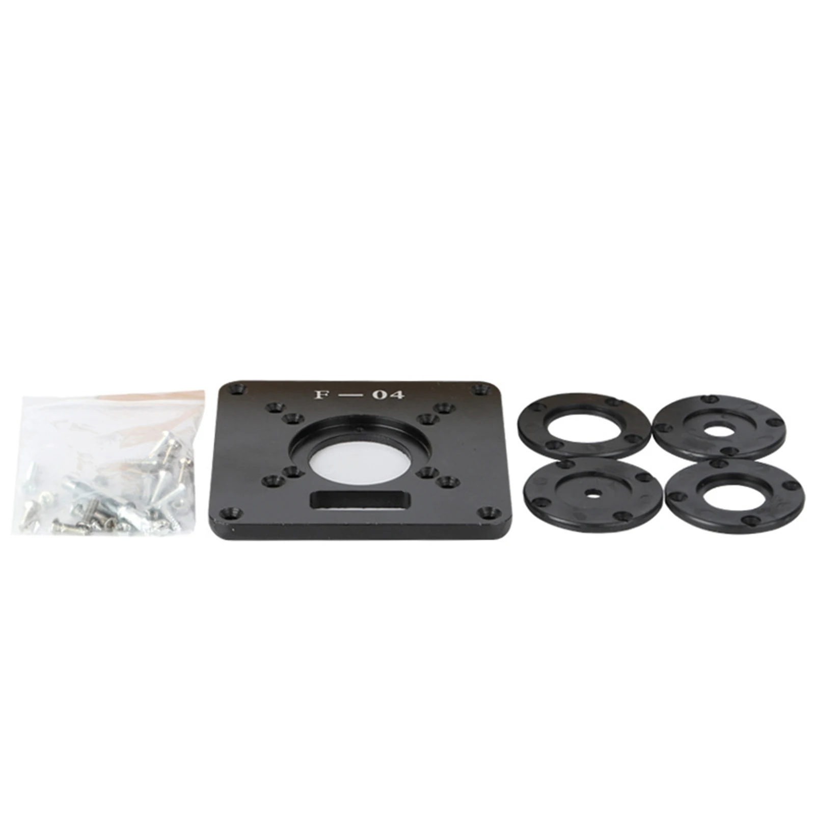 

Universal RT0700C Aluminum Router Table Insert Plate Trimming Machine Flip Board for Woodworking Benches Router Table Plate