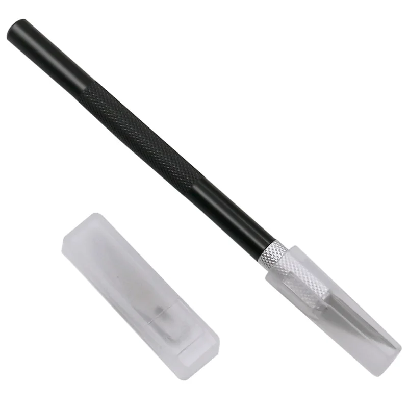 

6pcs/Set Precision Hobby Knife Metal Handle With Blades For Arts Wood Carving Tools Crafts Phone PCB Repair Multi DIY Hand Tools