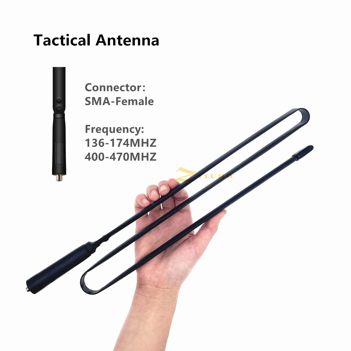 

2021 New Arrival Tactical SMA-F Foldable Antenna baofeng VHF UHF For CS Fighting Hunting Walkie Talkie Baofeng UV-5R 82 BF-888S