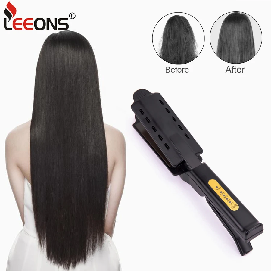 Выпрямитель для волос Leeons четырехступенчатый с регулировкой температуры