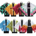 Кимоно Kochou Shinobu Agatsuma Zenitsu Kamado Tanjirou Tomioka Giyuu Urokodaki Sakonji, кимоно, традиционное кимоно, юката