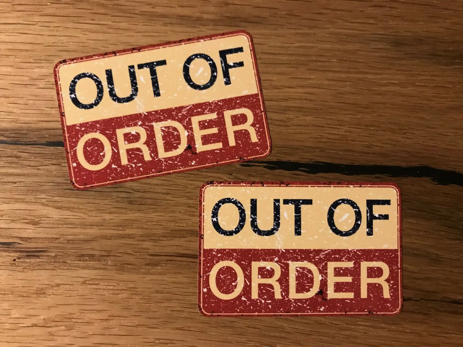 

Out of order Sticker Vintage Rust Rat Rat Out of Order Oldtimer V8 # 454 car accessories car decal