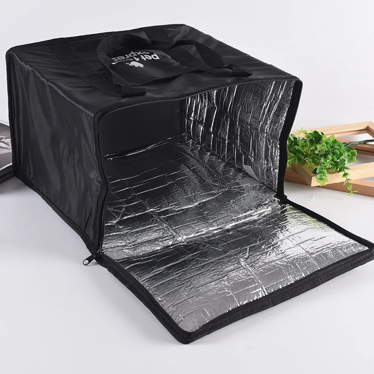29L black nylon cooler bag thermal lunch picnic drinks meal insulated carrier cool ice pack vehicle insulation handbag | Багаж и сумки