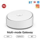 Шлюз для умного дома, многорежимный ZigBee Wi-Fi Bluetooth-совместимый сетчатый концентратор, работает с приложением Tuya Smart Life Alexa Google Home
