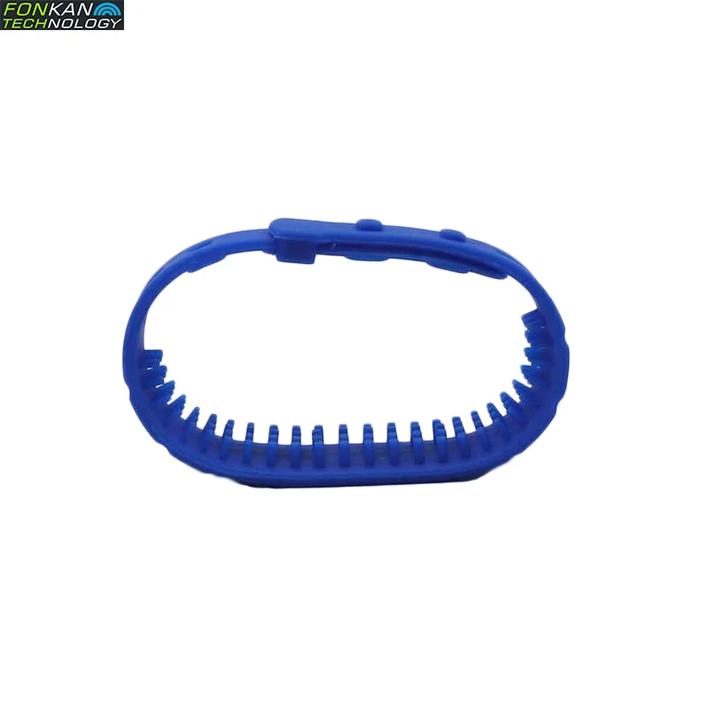 

100pcs Passive RFID UHF iso18000-6C EPC GEN2 860-960mhz Remote Sensing H3 Chip Silicone Wristband Bracelet Tag