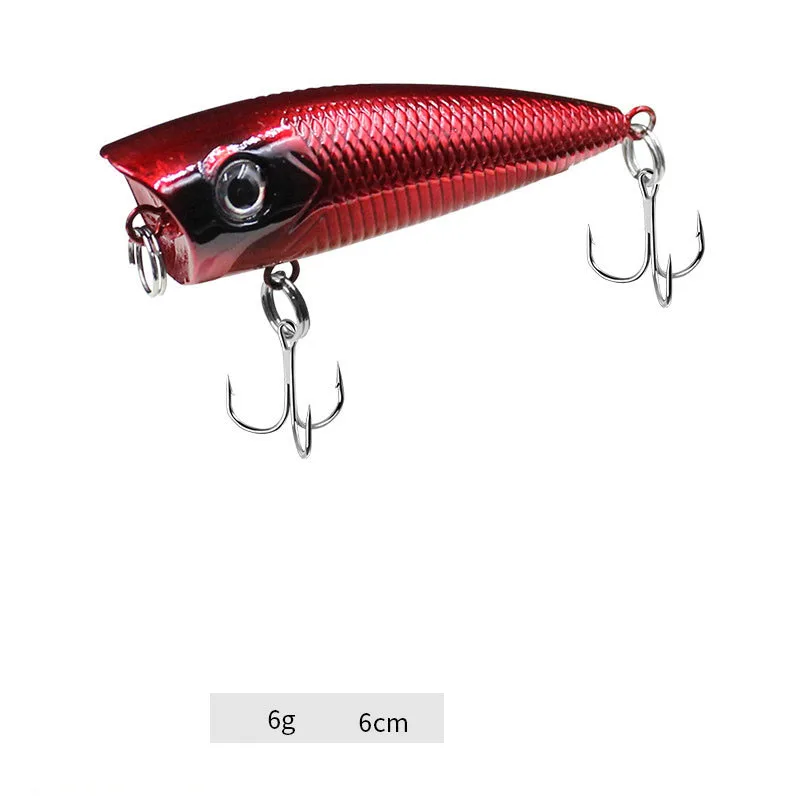 

Искусственные Topwater Поппер 6 см/6g пресноводный жесткая приманка для рыбалки 3D глаза анти-коррозия высокое качество Пластик для доставки прик...