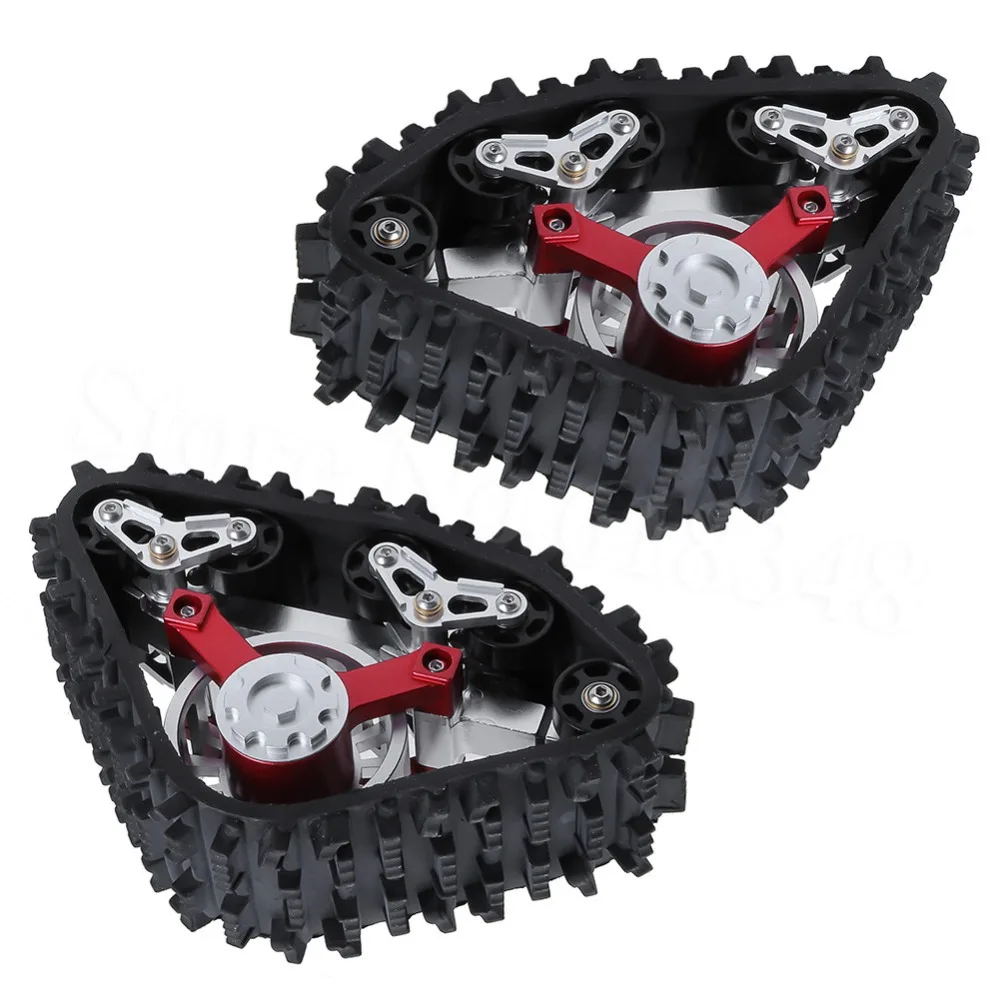 2 шт. Tanky вездеход треков колеса для 1/10 радиоуправляемая модель axial SCX10 Wraith Рок