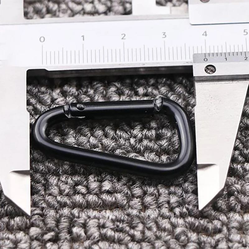 

10Pcs Outdoor Carabiner Travel Kit Camping Equipment Durable Alloy Aluminum Survival Gear Camp Mountaineering Hook Keychain Hook