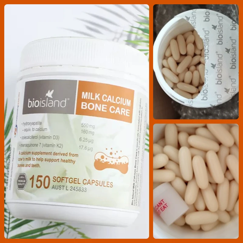 Австралийский молоко био-остров кальций витамин D 150 капсул помогает