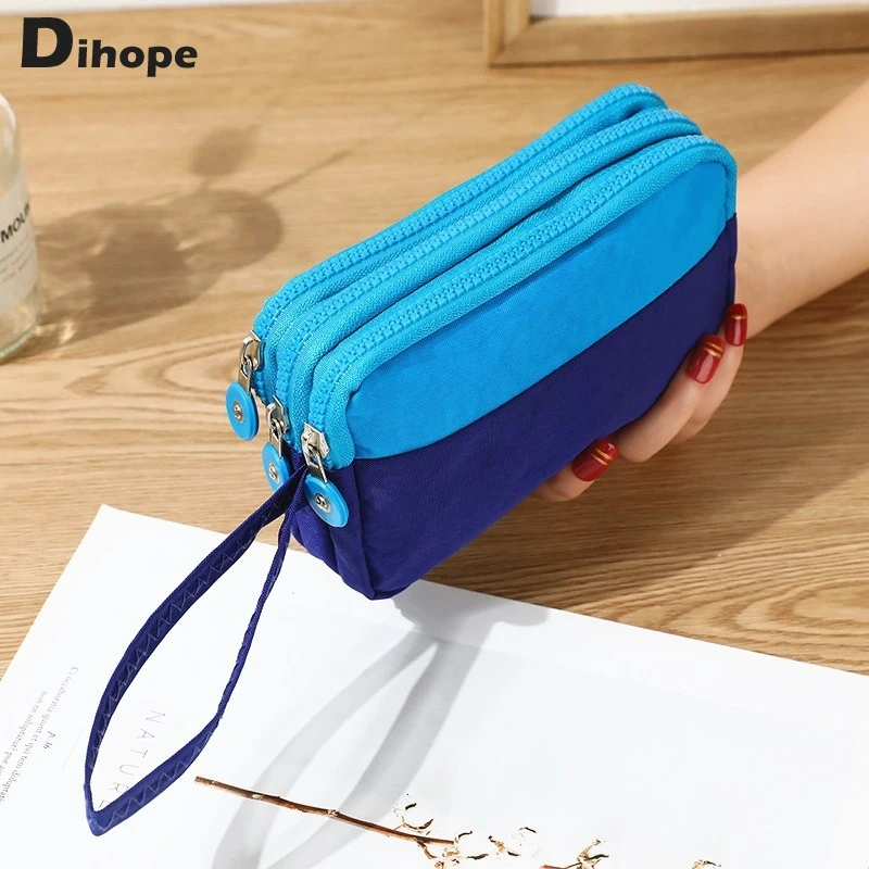 Женские кошельки Dihope на молнии женские брендовый клатч кошелек для монет сумки