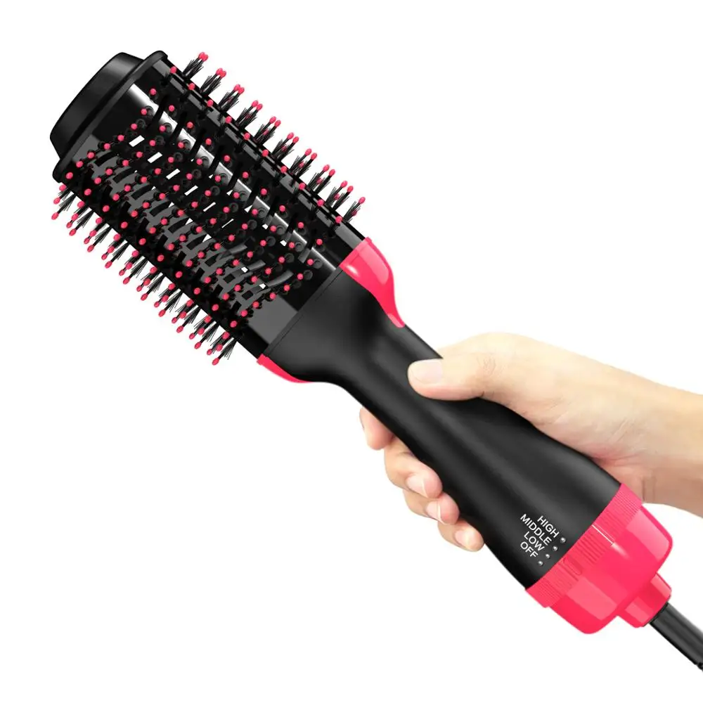 aliexpress - LISAPRO One Step Hair Dryer Brush Household Hot Air Brush & Volumizer Hair Curler Straightener Salon Hair Styling Tools