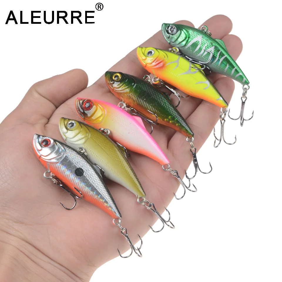 

Hot fishing lure 2020 winter ice Fishing VIB Lure 60mm 11g Long Casting Bait Sinking Artificial Swimbait Japan Hook