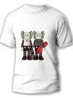 Мужская футболка белая современное искуство (KAWS, граффити) 10536