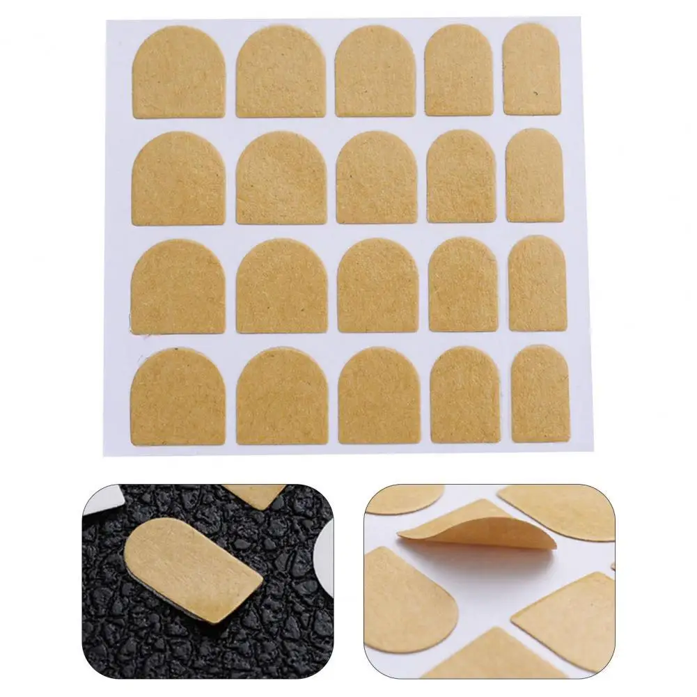 

Cuttable 20Pcs/Sheet Universal Kraft Paper Nail Art Double-sided Tape Portable Finger Sticky Sticker Safe for Beauty