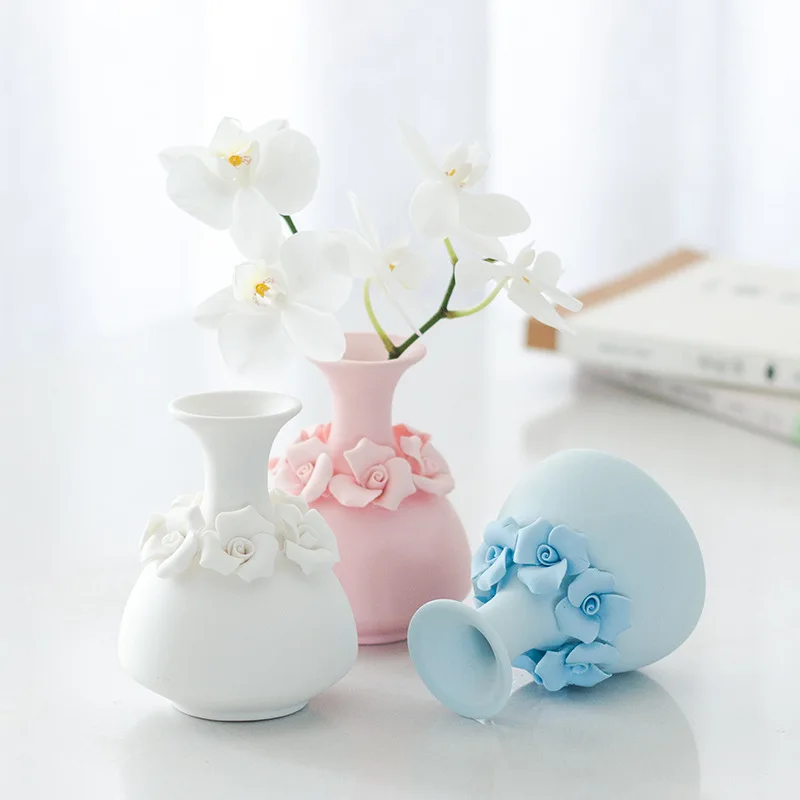 

Modern minimalist creative ceramic vase handmade aroma bottle home decoration living room flower arrangement ornaments