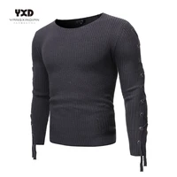 man clothes mans sweater pullover mens sweaters jumper men casual cross rope loose wool knitted sweater pullovers knitwear k pop
