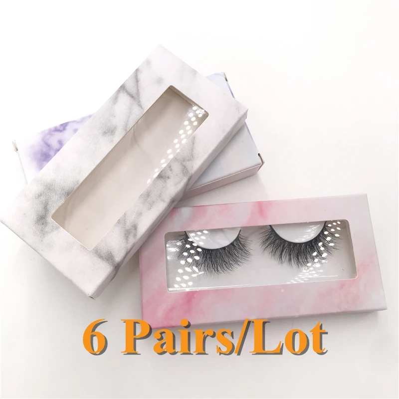 6 парт/Лот 3D норковые ресницы оптом Прямая поставка натуральные обычные | Красота