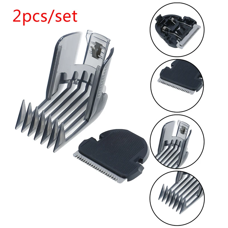 

2pcs/set Hair Care Hair Clipper Comb + Hair Trimmer Cutter For QC5105 QC5115 QC5155 QC5120 Styling Accessories