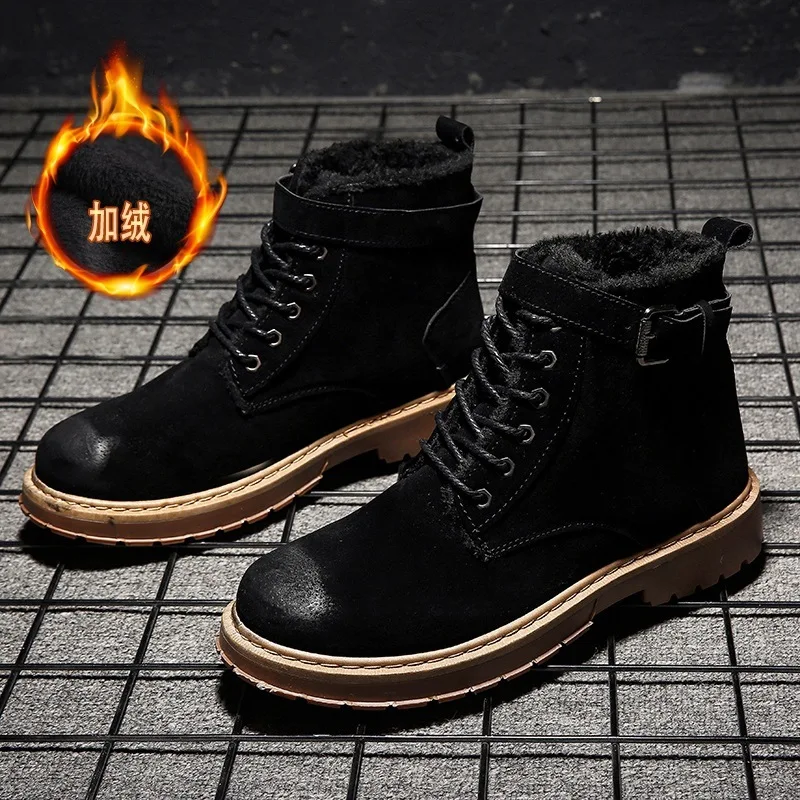 2019 мотоциклетные ботинки Martin мужские код Ботинки хлопковая Мужская обувь для