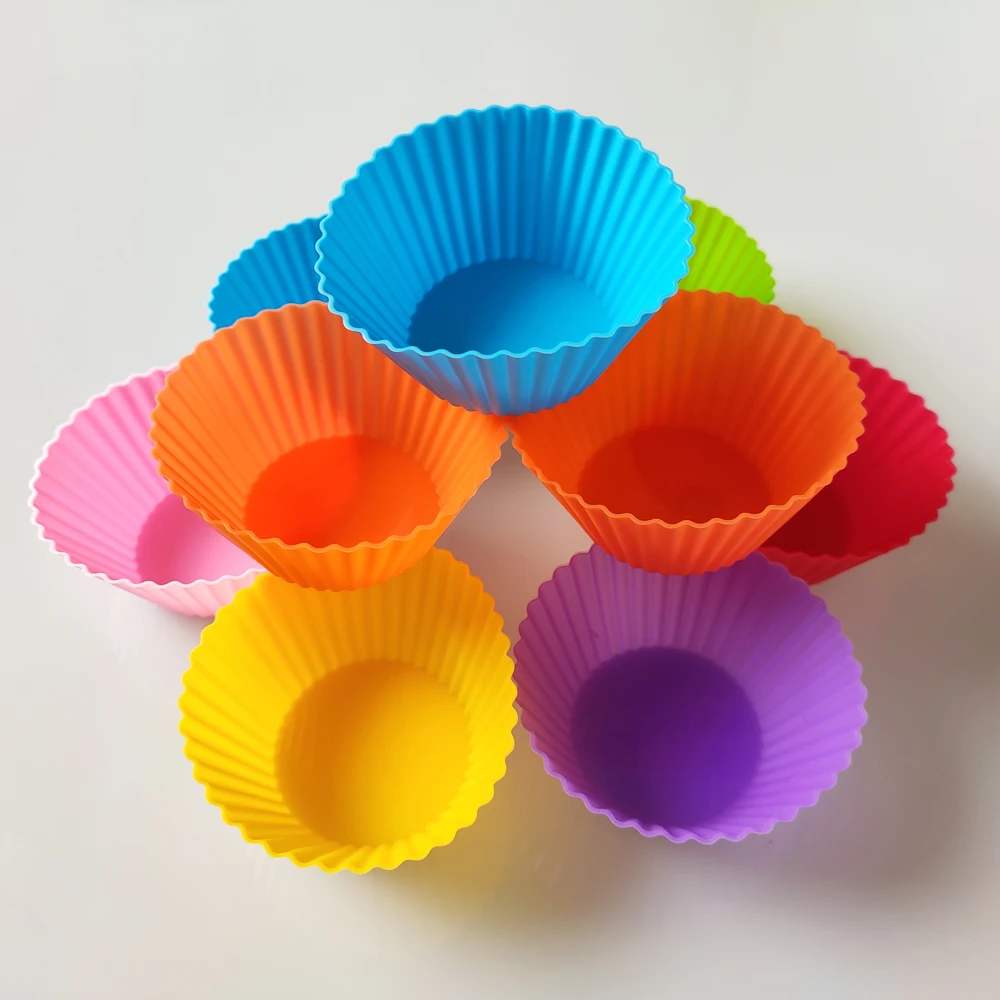 8 шт. круглая форма для выпечки из силикагеля| |