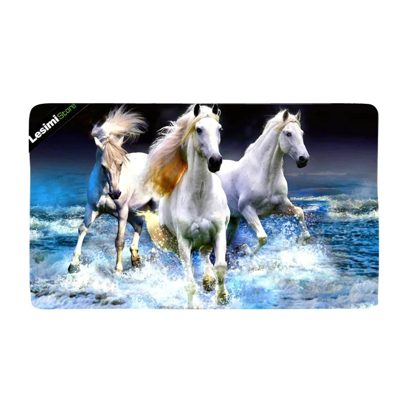 Новинка коврик для дверей с рисунком лошади кухонный напольный ванной и спальни