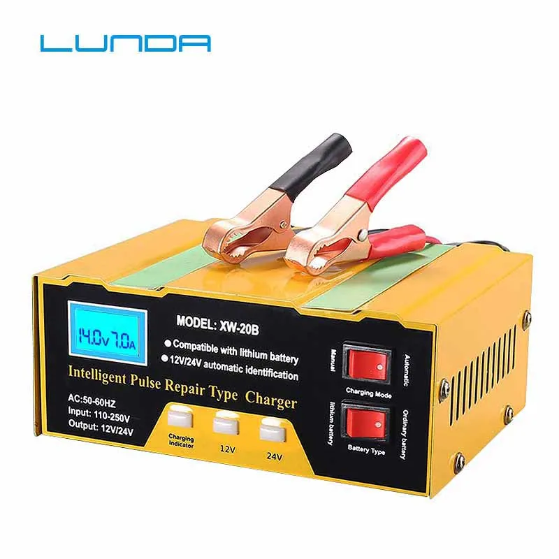 12 В 10 А свинцово кислотный/литиевый автоматический умный держатель аккумулятора