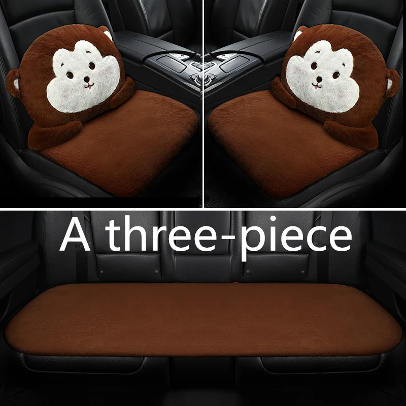 Автомобильные коврики трехсекционный костюм короткий плюшевый ручной сшитый