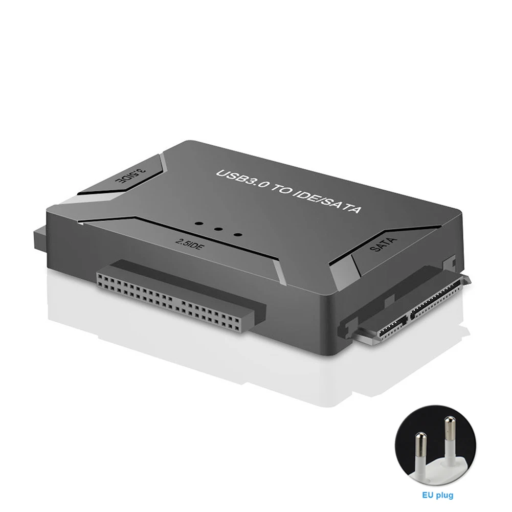 Переходник USB 3 0 к IDE SATA HDD внешний комплект с разъемом 2 5 "/3 5" практичный черный