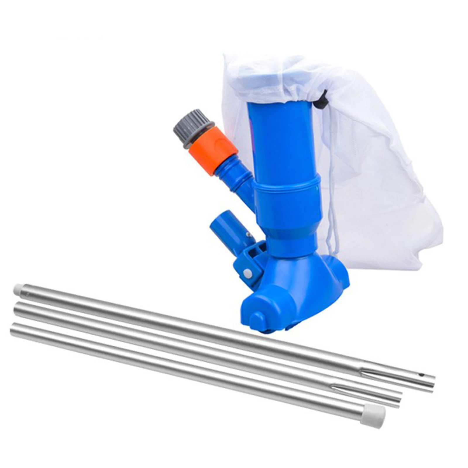 

Пылесос для бассейна Kit-прикрепляется к садовому шлангу, портативный пылесос для бассейна, фонтана, принадлежности для чистки бассейна