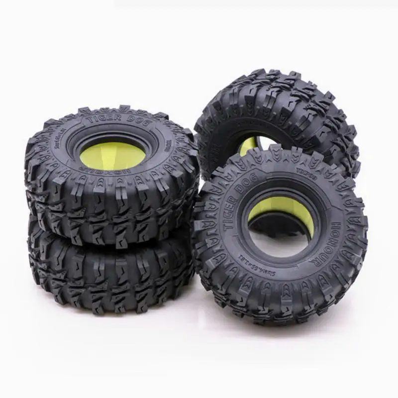 

Suitable for 1:10 1.9 RC track axial SCX10 90046 D90 D110 For TRX4 TRX6 G63 2/4PCS Very soft tire rubber tire cover (118 mm)