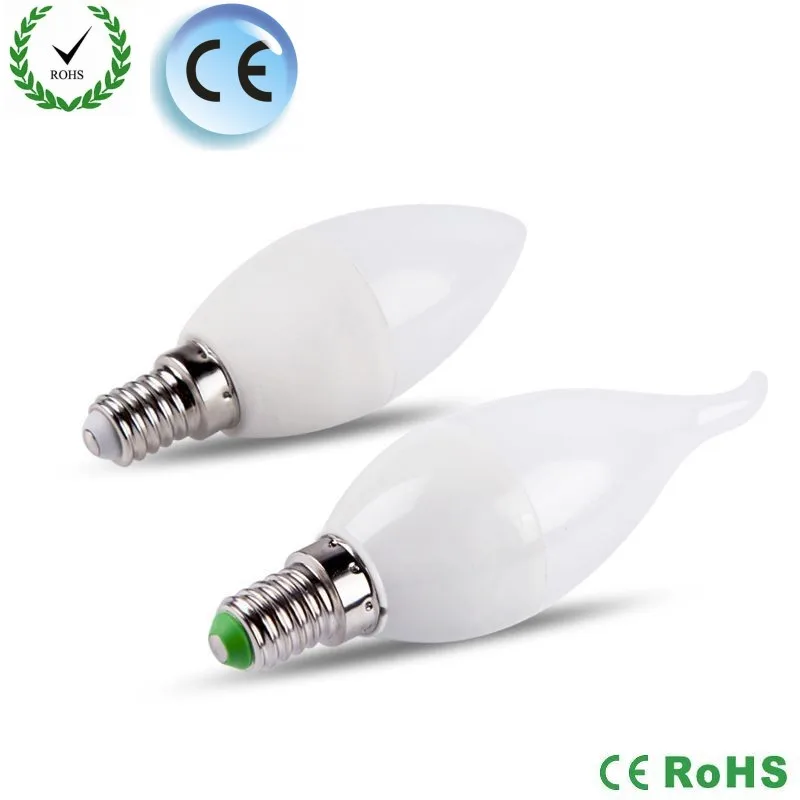Светодиодные лампы для свечей светодиодные люстры Свечей E14 E27 2W 6W 9 W декоративные