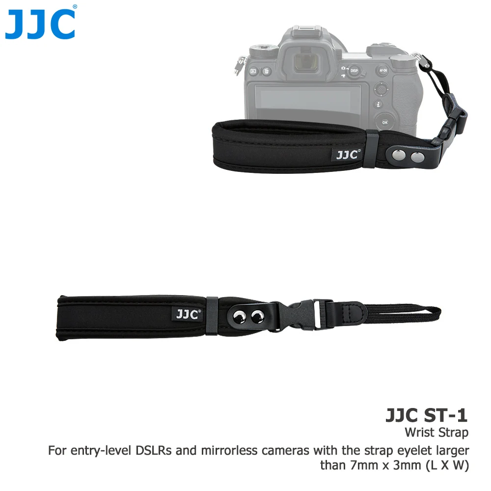 JJC DSLR ручной Ремень Неопрен камеры ремешок для Canon Nikon sony Fuji Olympus Pentax Panasonic Leica быстросъемный держатель