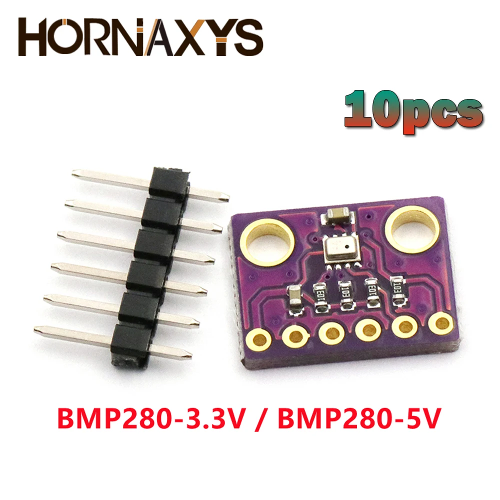 

10 шт. 1,8-5 в 2 в 1 BMP280 3,3 В I2C SPI цифровой датчик температура Барометрический модуль давления воздуха для Arduino