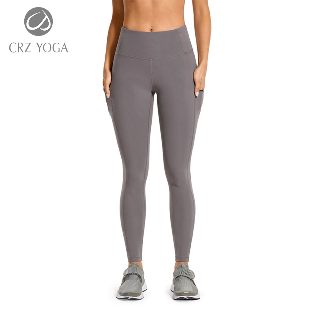 CRZ YOGA женский матовый светильник флисовые леггинсы для тренировок штаны йоги с