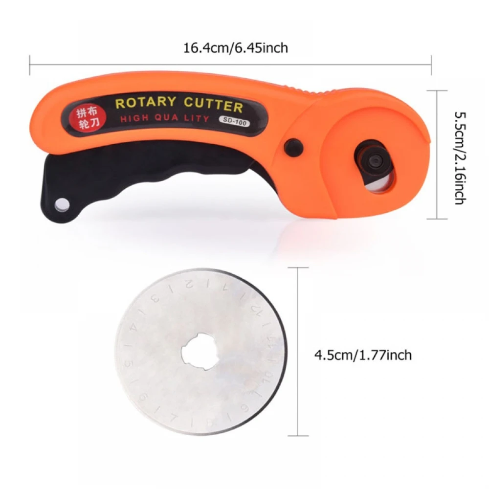 45 мм Лоскутная кожаная ткань роторный резак швейная ремесло резка режущий