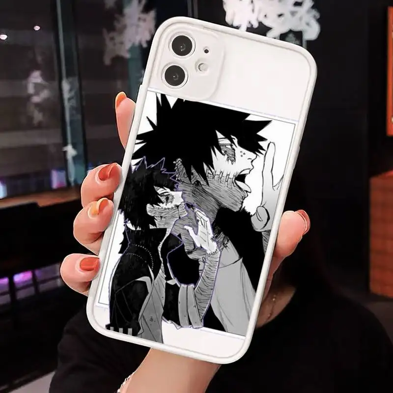 

My hero academia Phone Cases Matte transparent For White iPhone 12 Mini 11 Pro XR XS Max 7 8 Plus X Back Cover