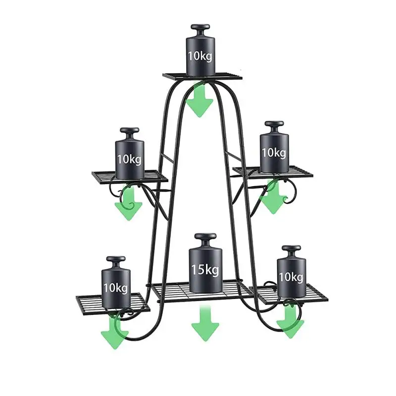 5/7 ярусов полки для растений стеллаж цветов стойка многоярусная подставка бонсая