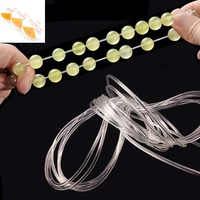 1roll transparent elastic crystal line beading cord string wire thread for jewelry making diy necklace bracelet accessories