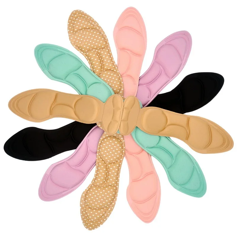

2pcs Insole Pad Inserts Heel Post Back Breathable Anti-slip For High Heel Shoe Best Sale-WT High Heel Shoes Insoles Memory Foam