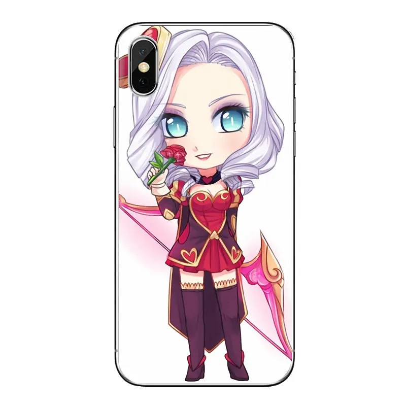 Корпус League of Legends Heartseeker Ashe для iPhone XS Max XR X 4 4s 5 5S 5C SE 6 6S 7 8 Plus samsung Galaxy J1 J3 J5 J7 A3 A5 |