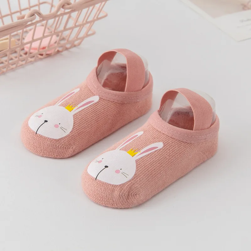 

Children's Boat Socks Infant Baby Socks Four-color Straps Printed Floor Socks Infantil Kids Casual Sock for Girl