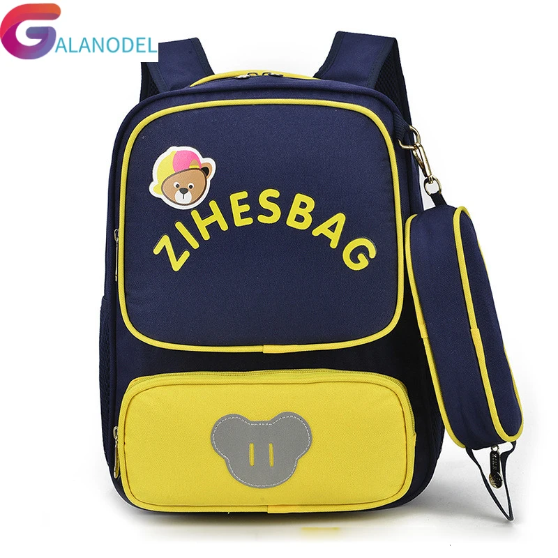 Детские школьные сумки облегчающие нагрузку мультяшный рюкзак высокое качество