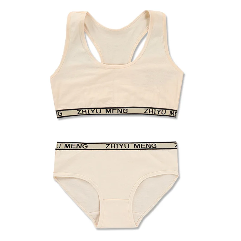 

Girls Panties Bra Brief Sets Teen Underwear Kit Teenager Undies Young Girls Lingerie Knickers Underpants Underclothes Yoga Sport