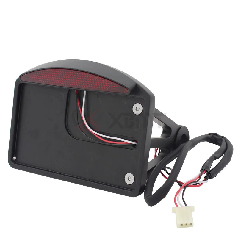 Мотоциклетный хромированный черный Кронштейн для номерного знака задний