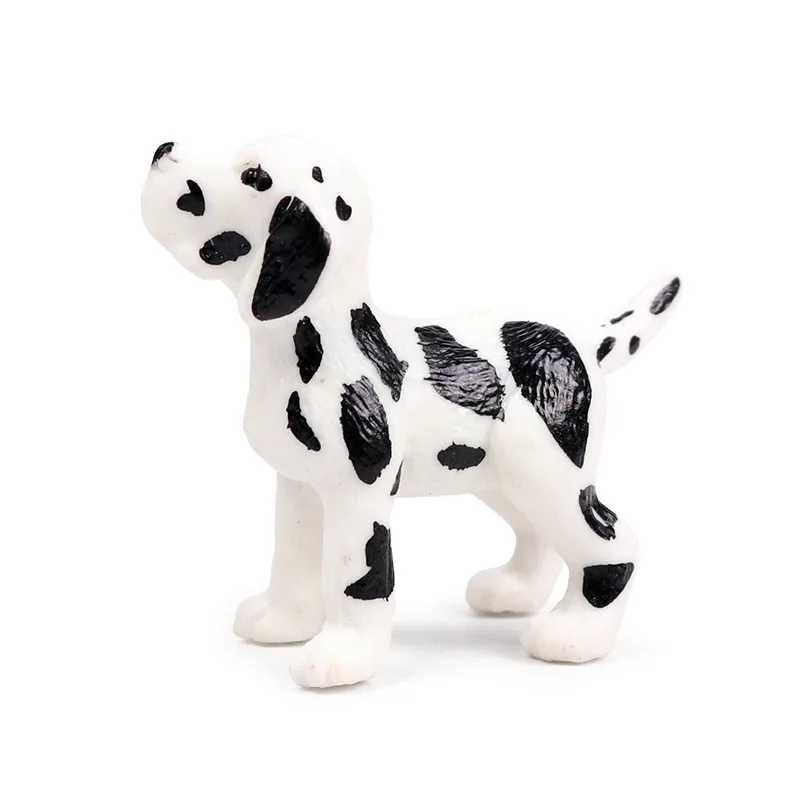 Детская сплошная Имитация животных модель собаки мини большой Дэйн далматина