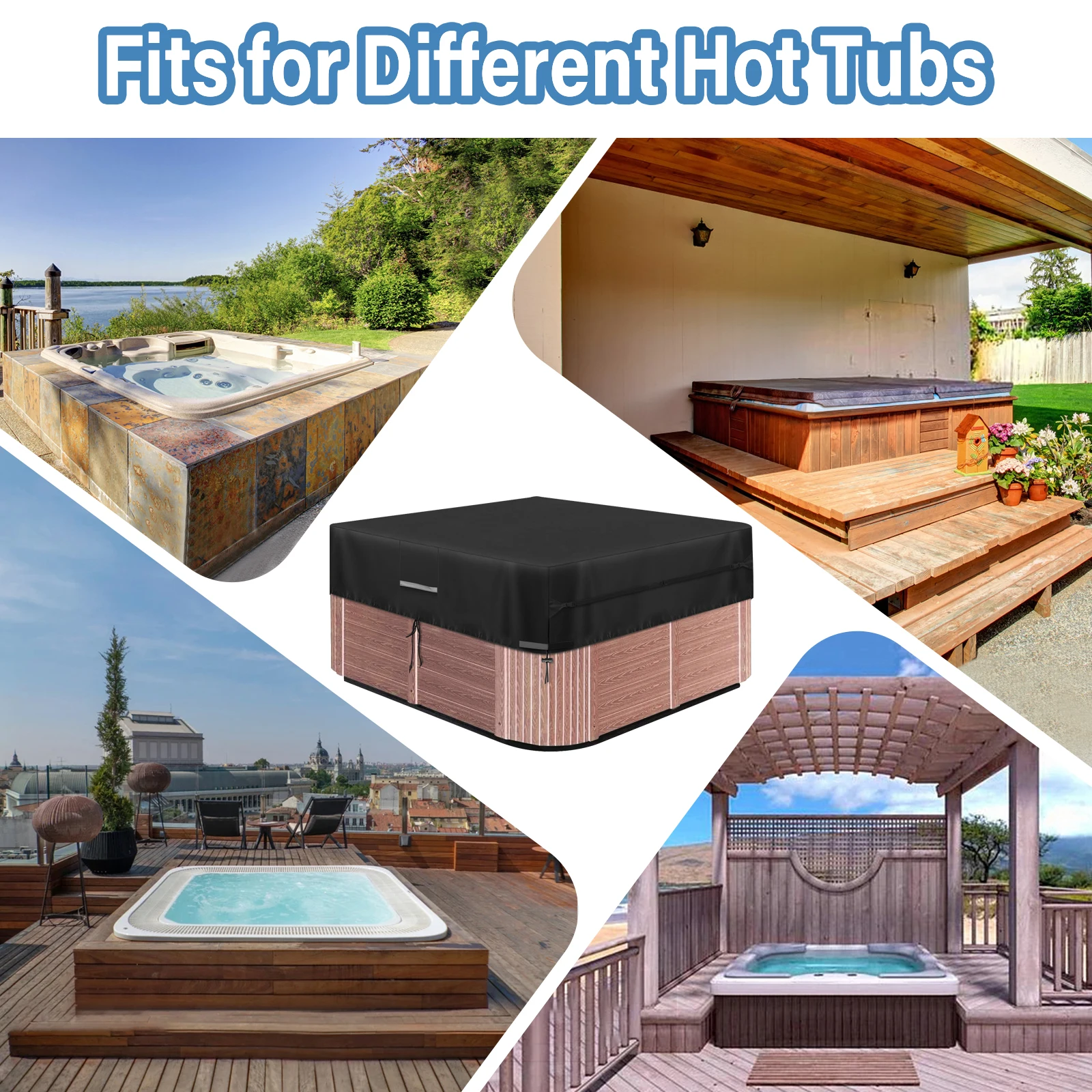 Сильная компактная деталь для спа чехол бассейна водонепроницаемая